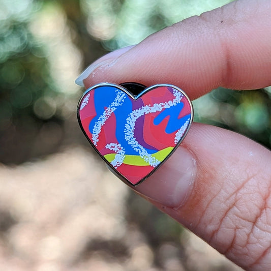 Barbs Heart Mini Pins