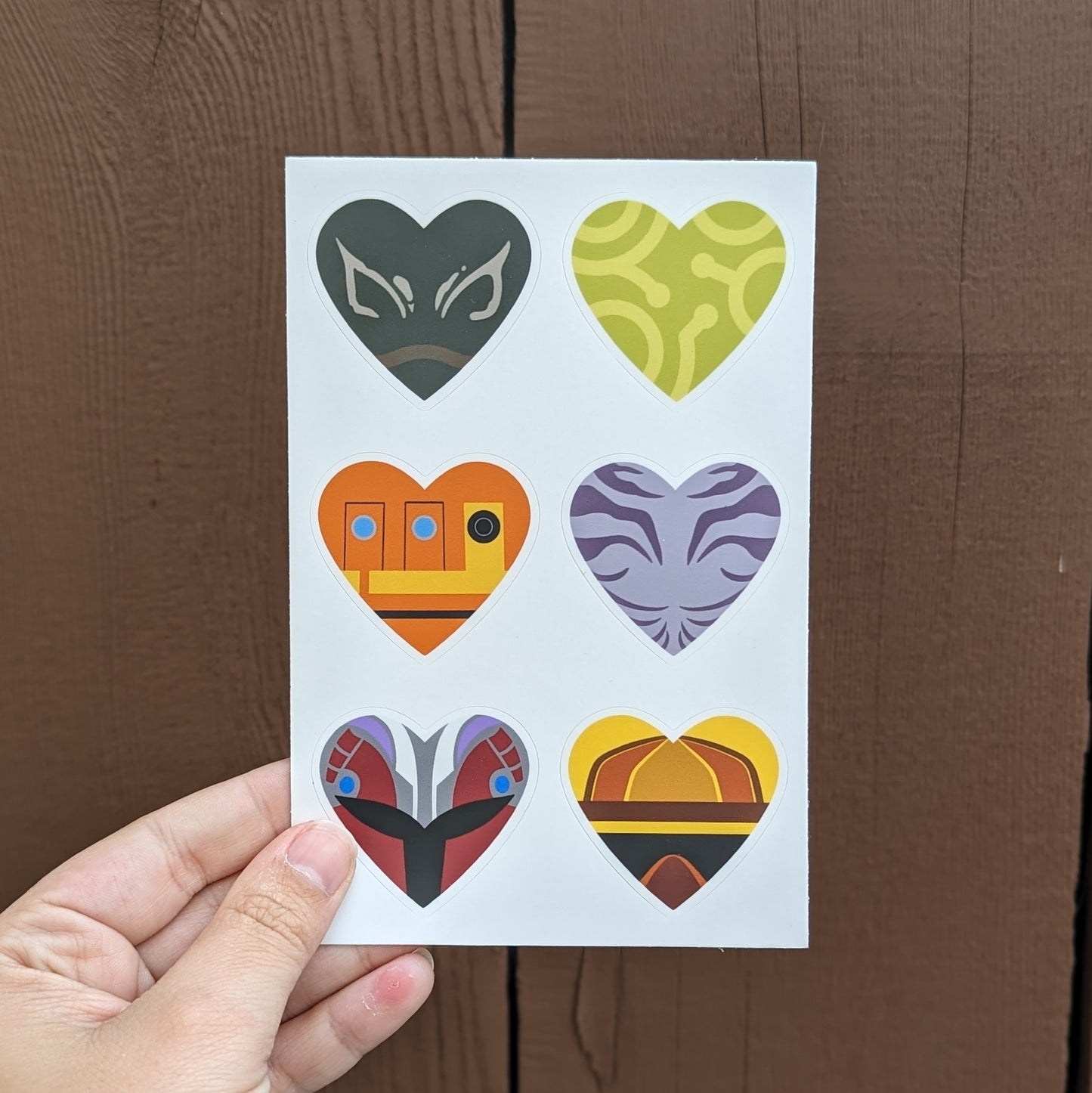 Heart Series Sticker Sheets