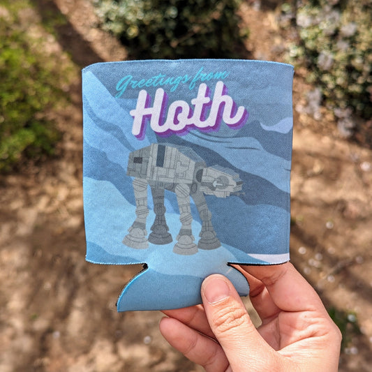 Greetings Snowy Drink Holder