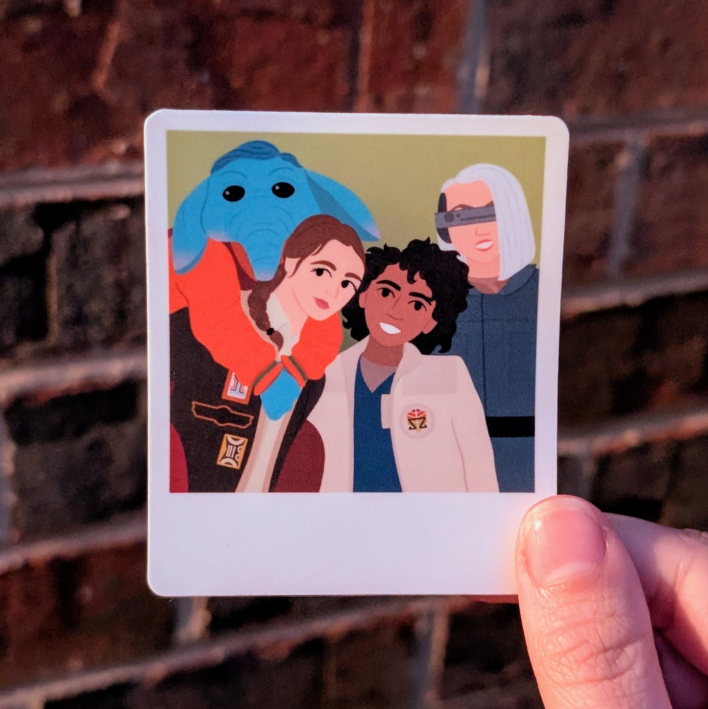 Polaroid Crew Sticker