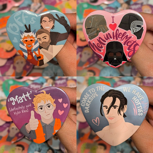 Heart Shaped Buttons