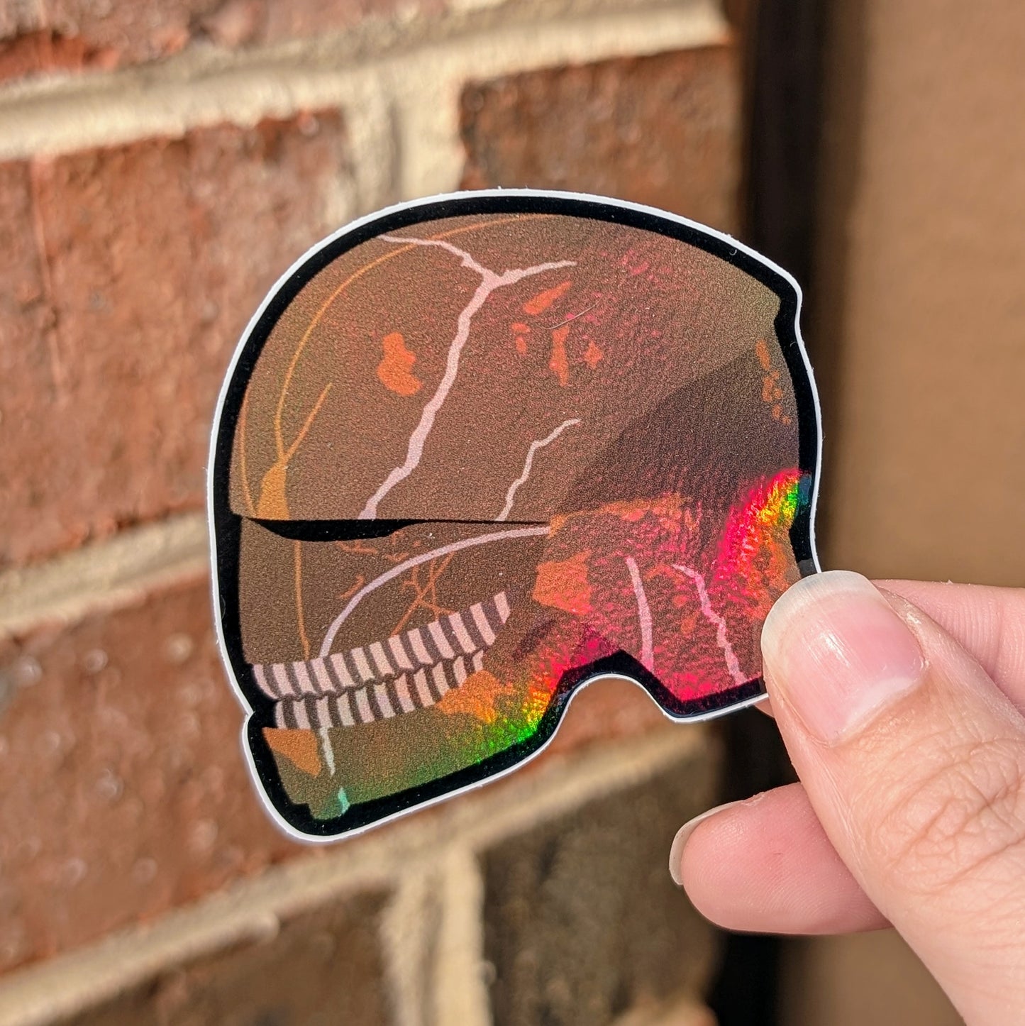 Holo Stranger Helmet Sticker