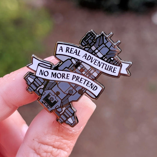 Pirate Kids Quote Ship Pin