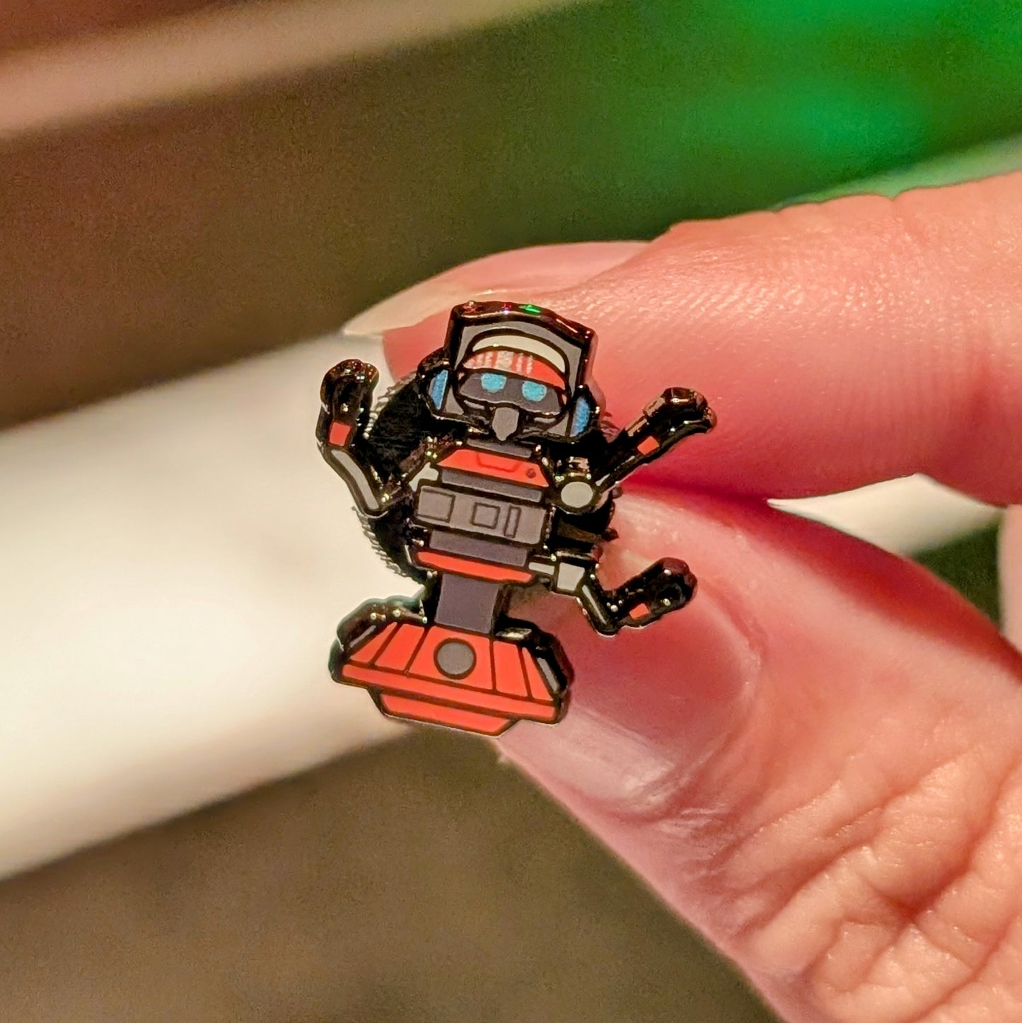Mini DJ Robot Pin