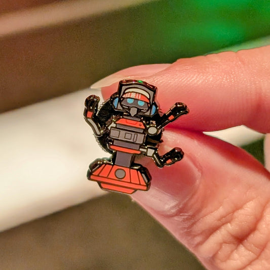 Mini DJ Robot Pin
