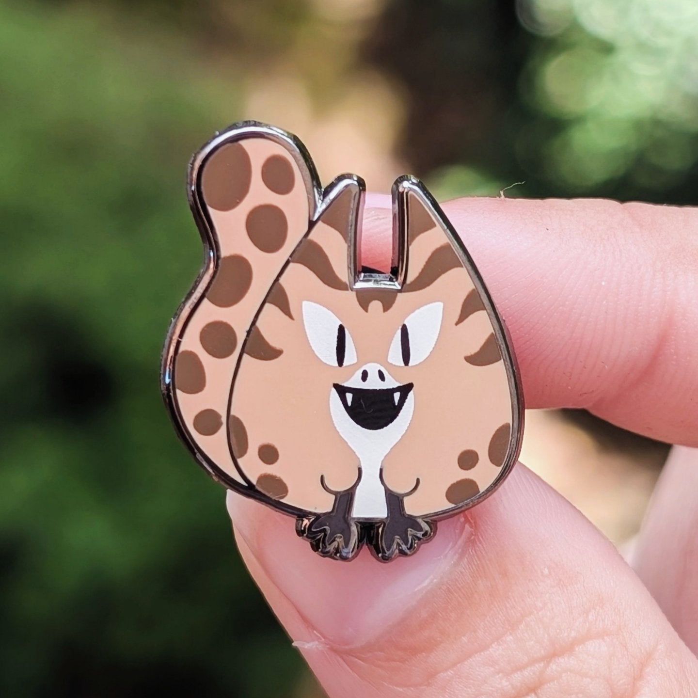 Rebel Girl Evil Kitty Pin