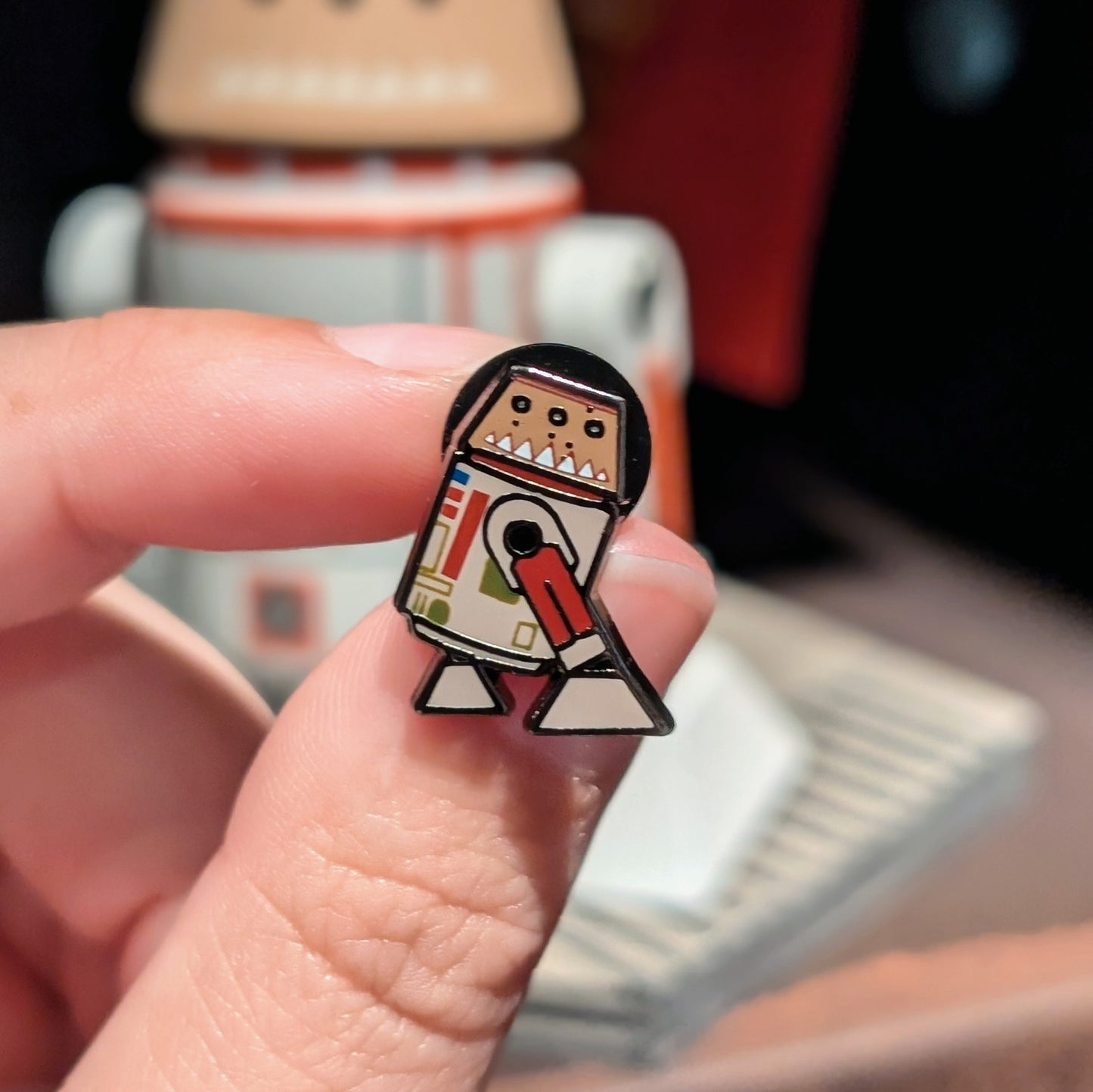 Mini Pirate Robot Pin