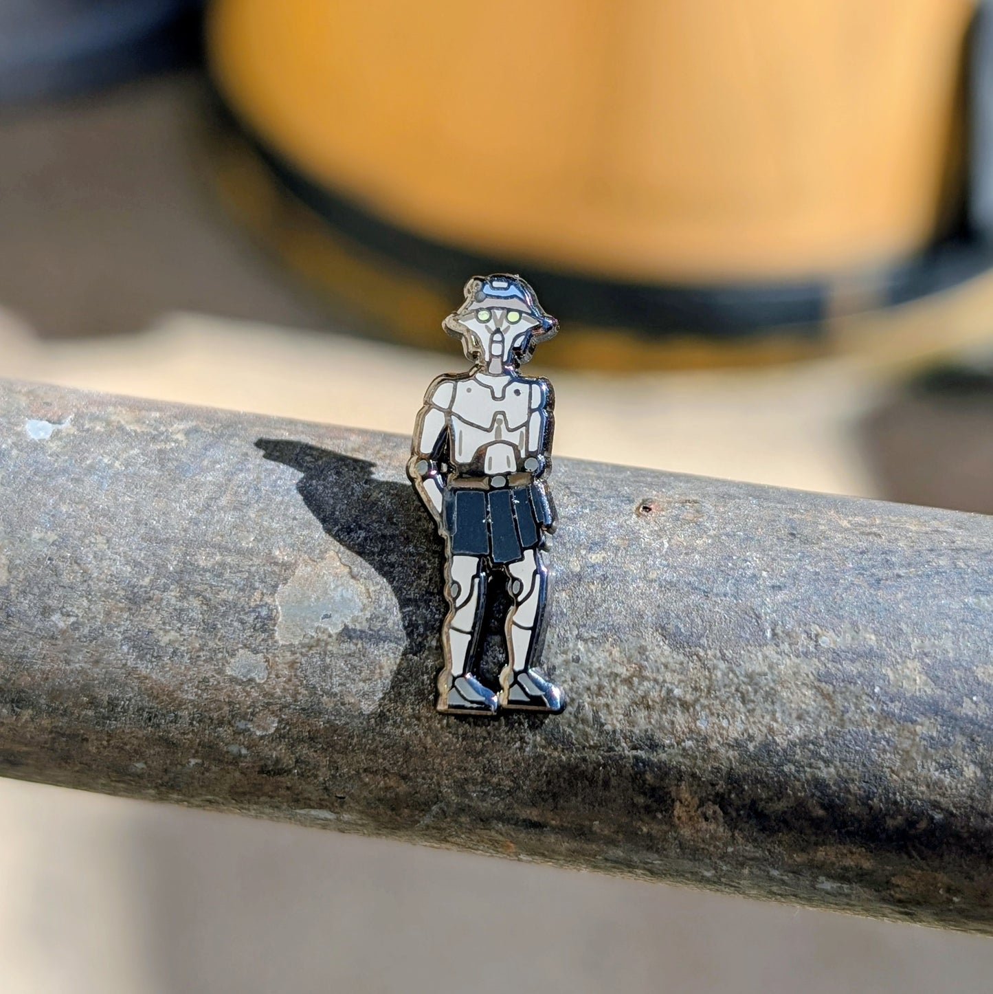 Mini Teacher Robot Pin