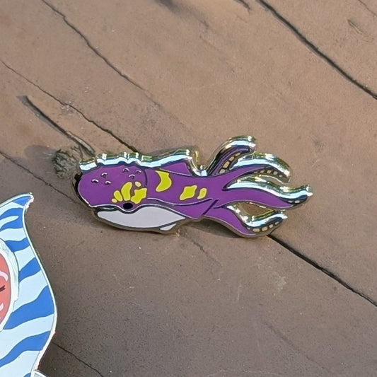 Space Whale Mini Pins
