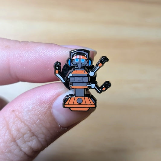 Mini DJ Robot Pin