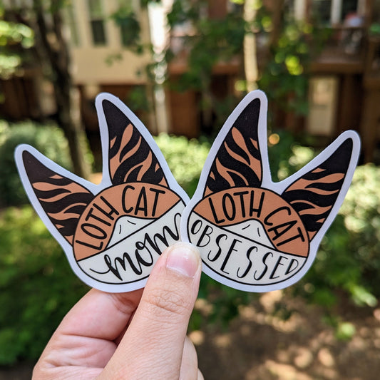Cat Person Stickers