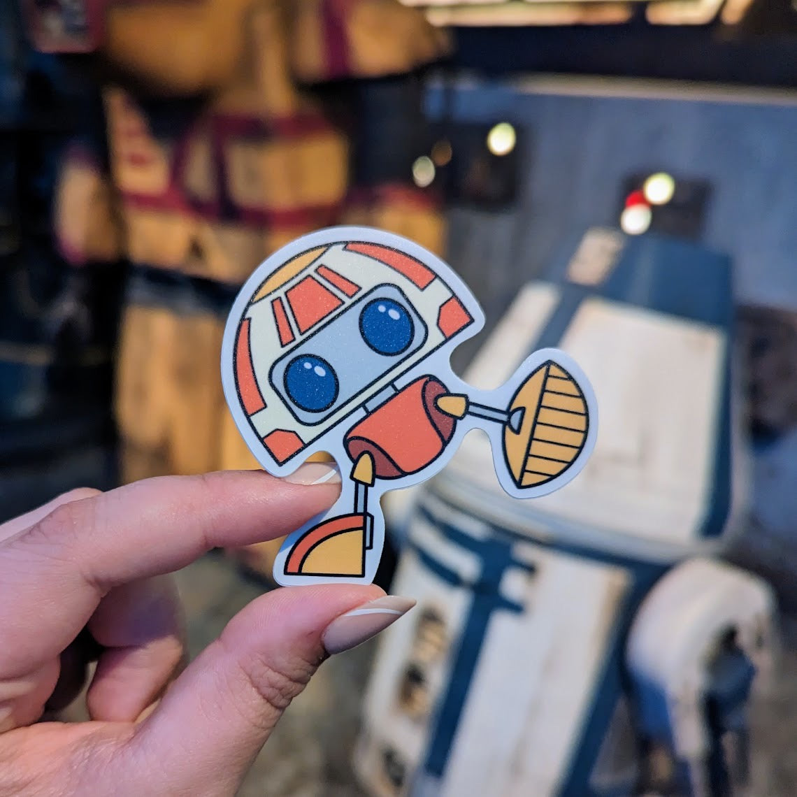 Cute Little Robot Sticker – hanspins