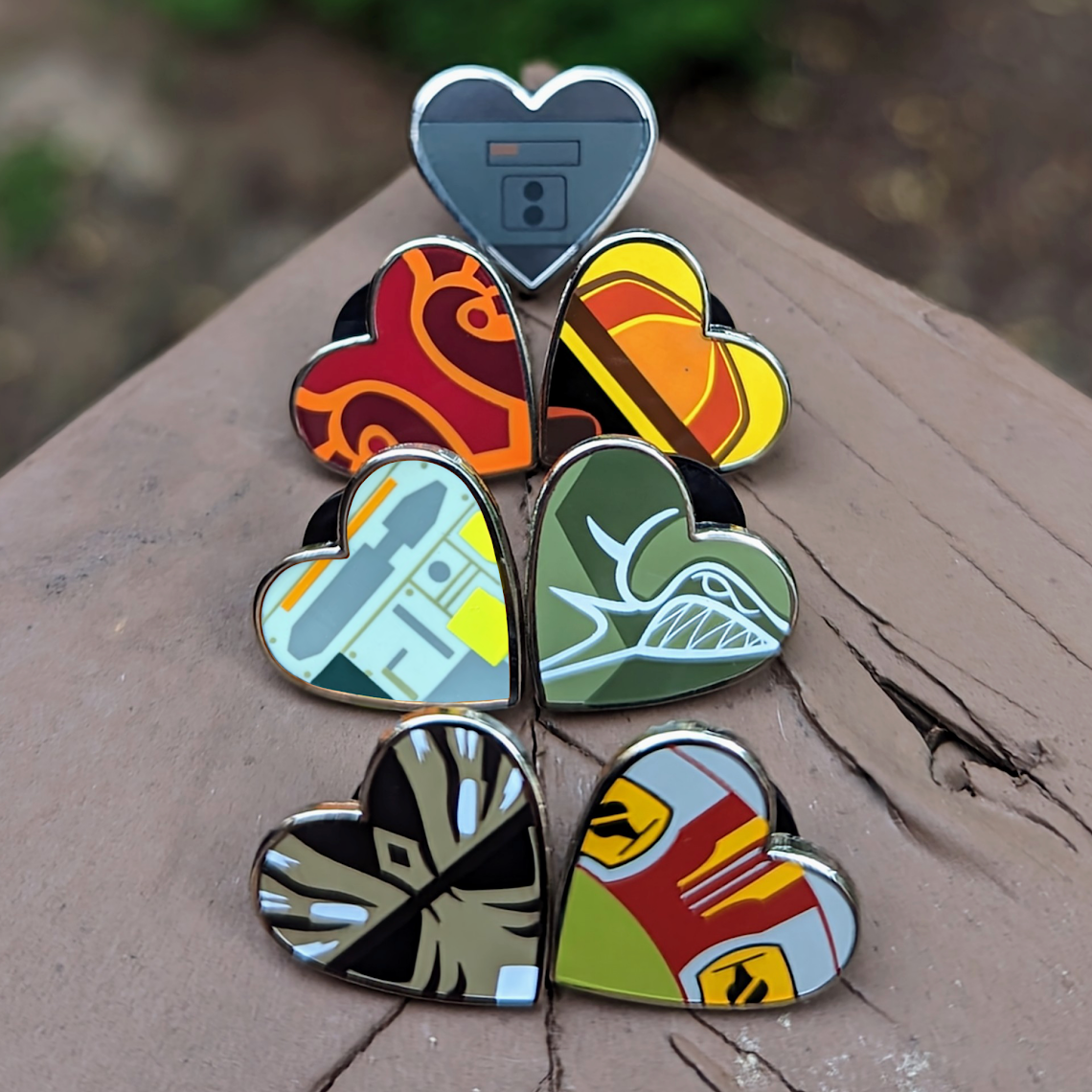 Rebels Heart Series 2 Mini Pins