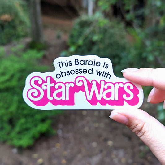 Space Barbs Sticker