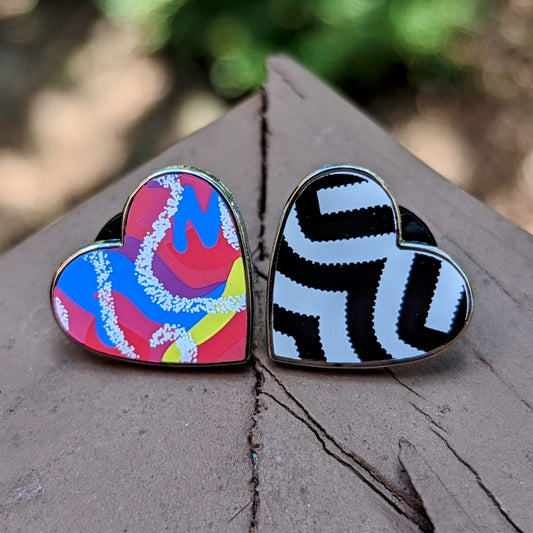 Barbs Heart Mini Pins