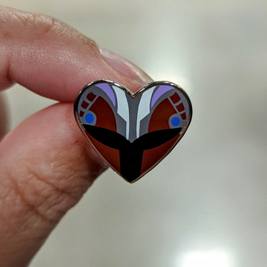 Artist Epilogue Heart Mini Pin