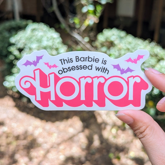 Horror Barbs Sticker