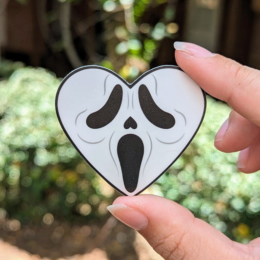 Ghost Heart Sticker