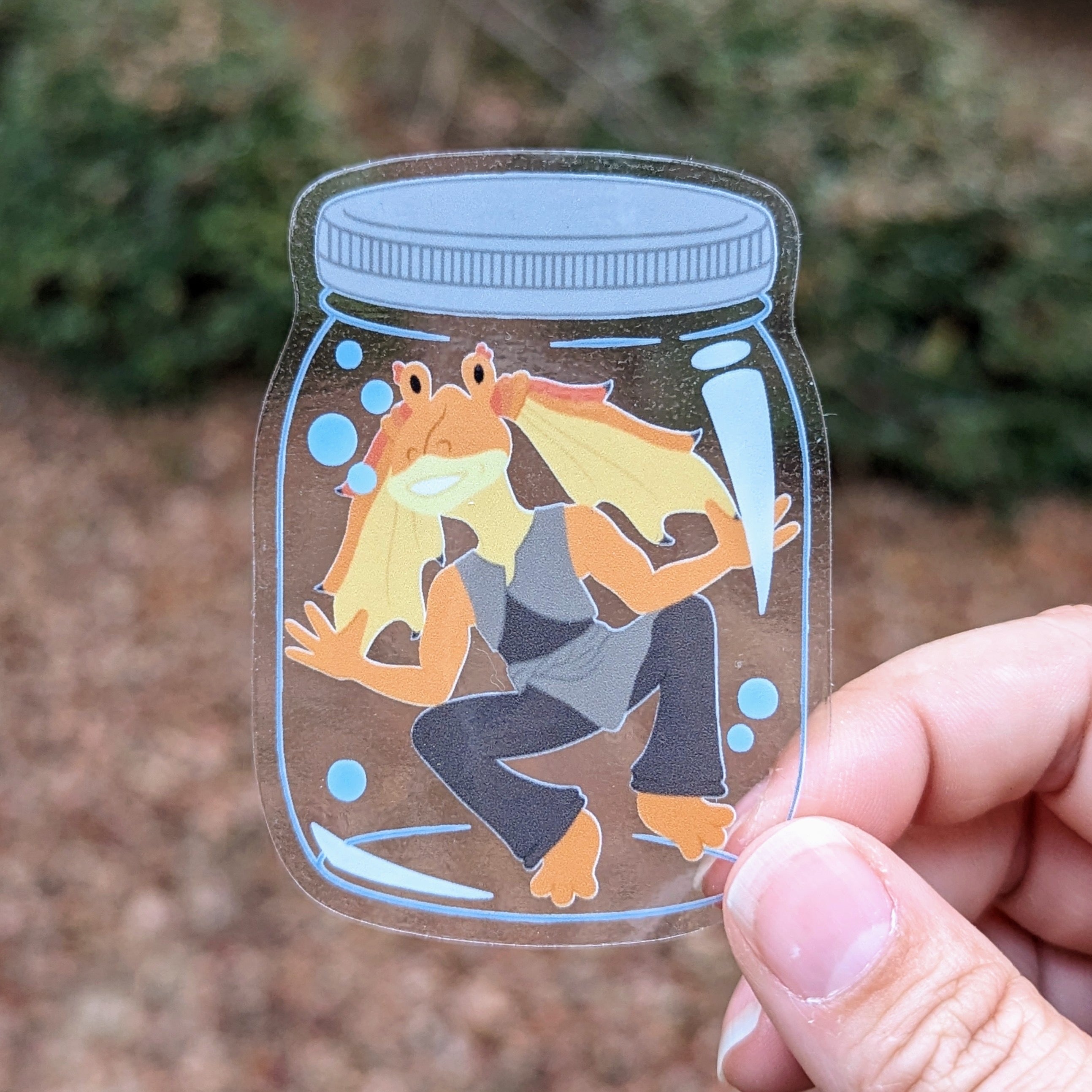 Jar Clear Sticker – hanspins
