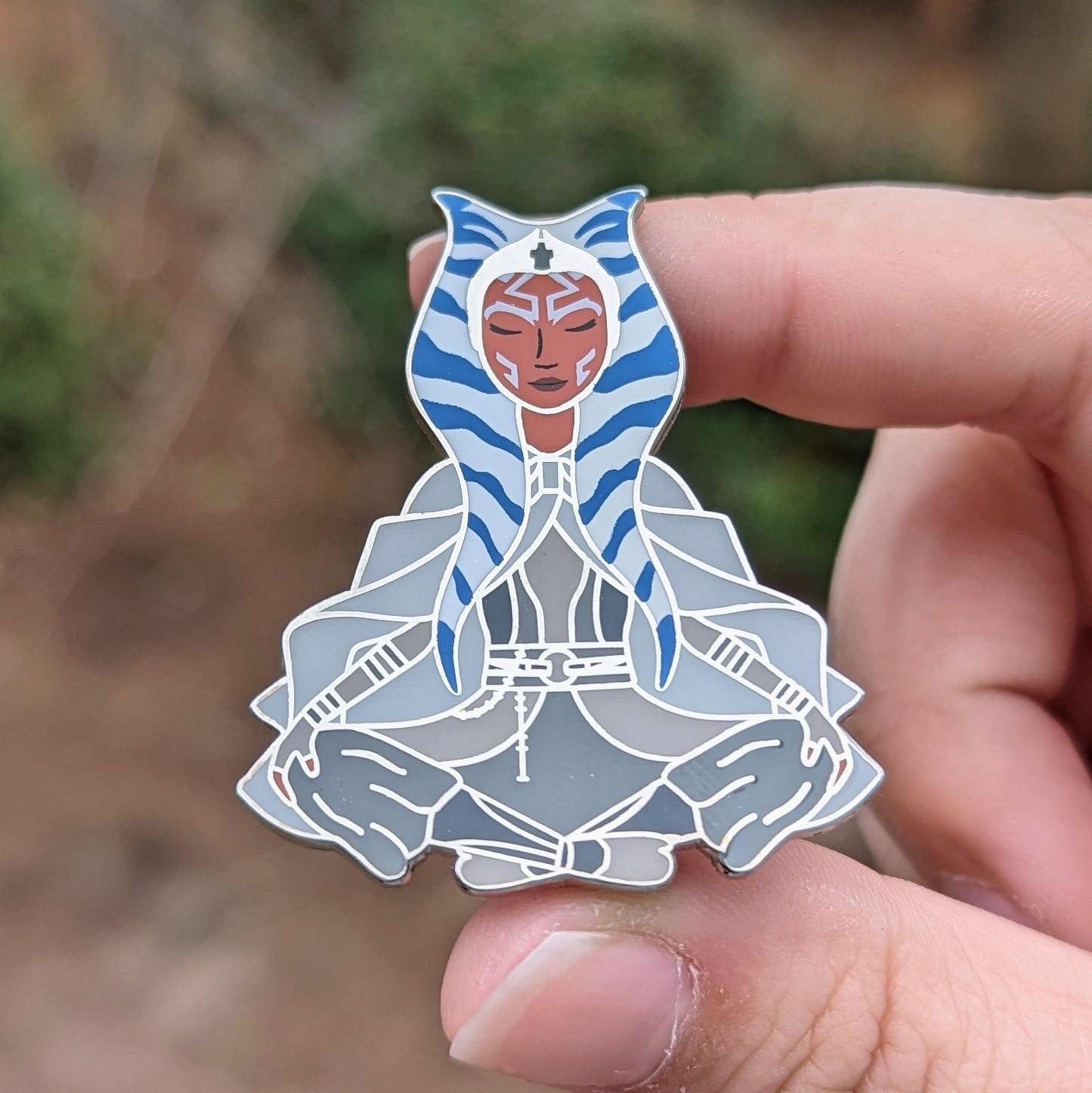 Meditating Master Pin