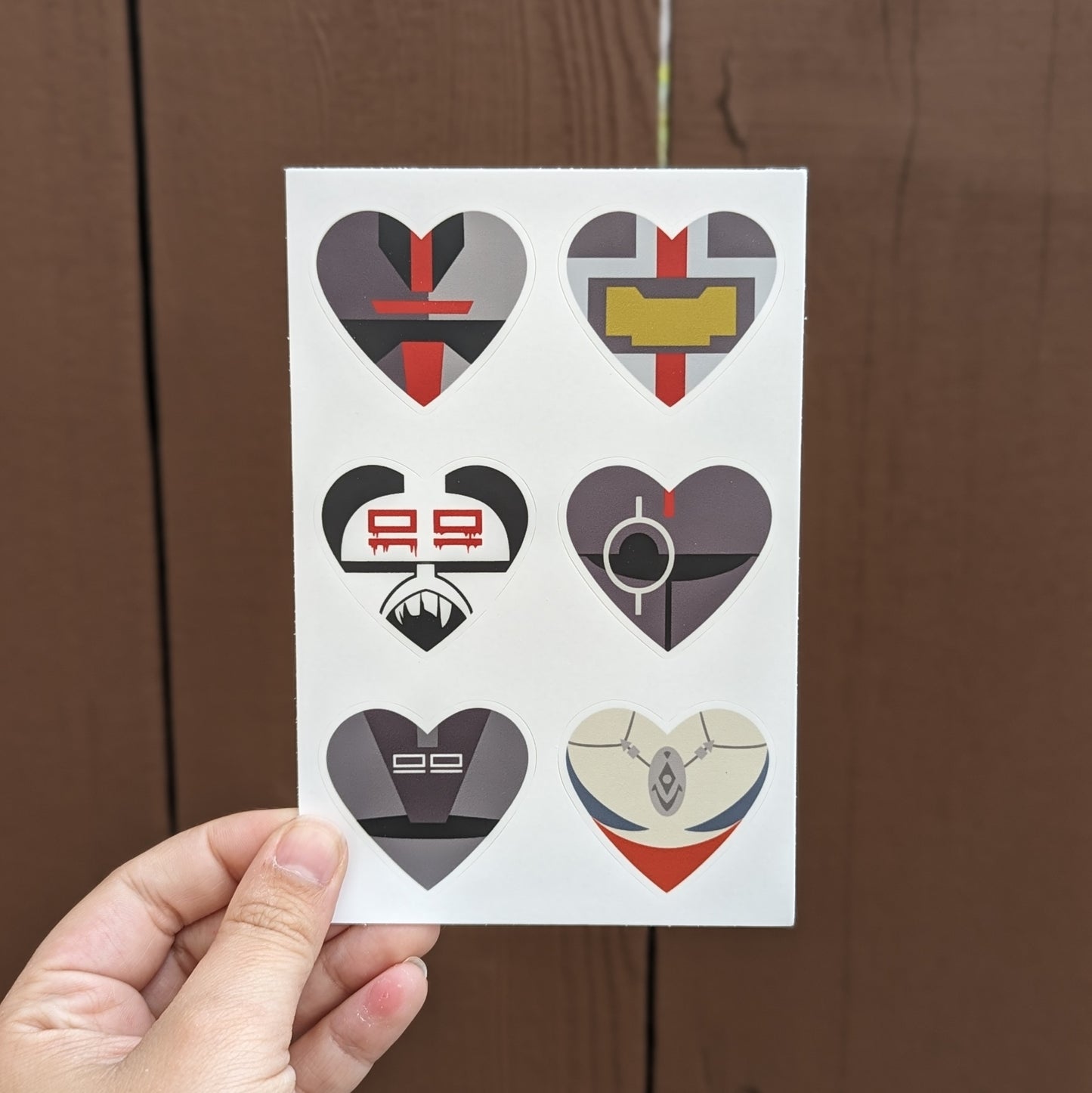 Heart Series Sticker Sheets
