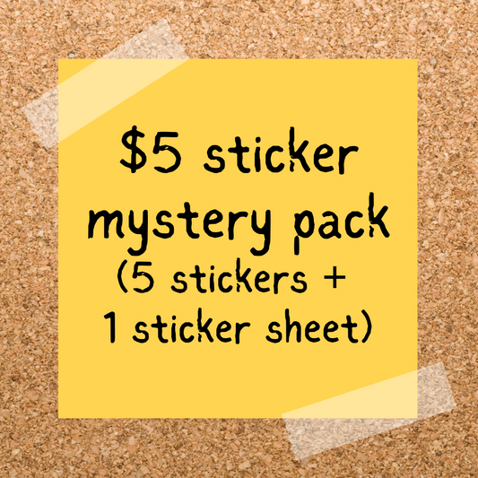 $5 Mystery Sticker Pack