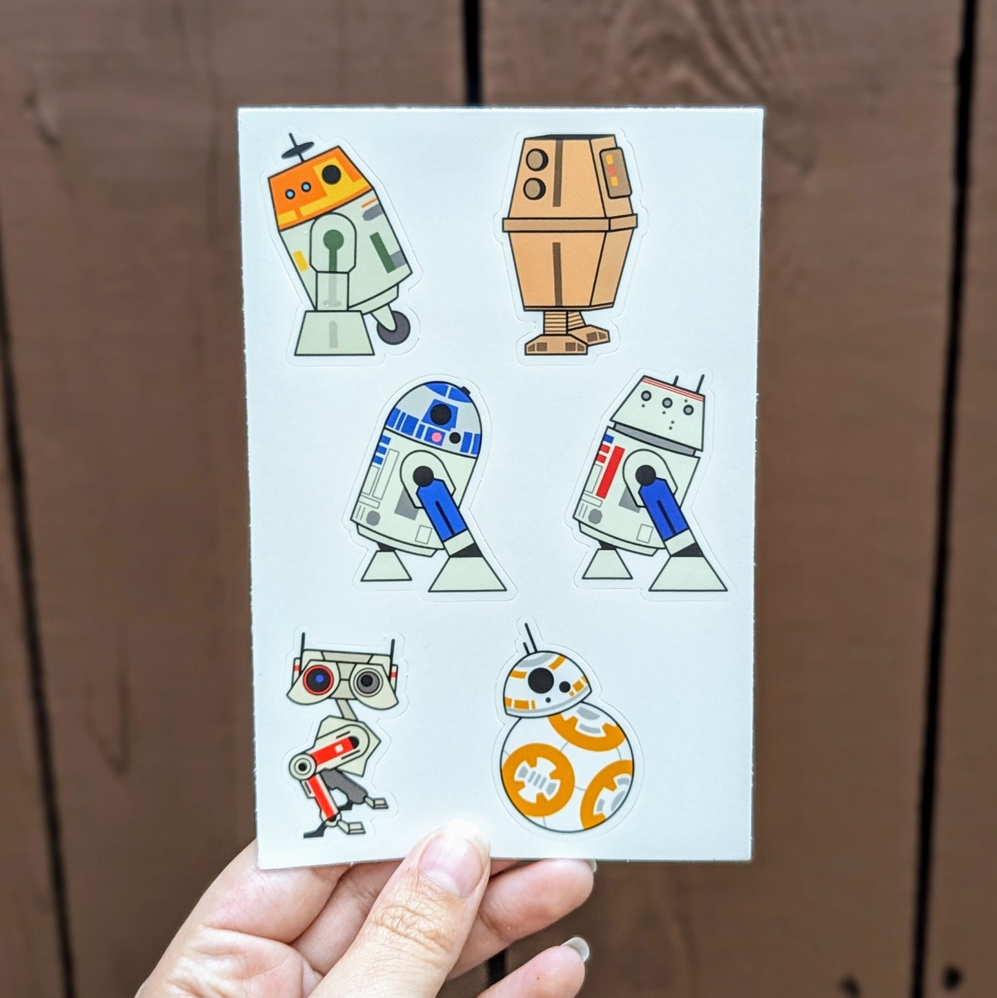 Robot and Doll Sticker Sheets