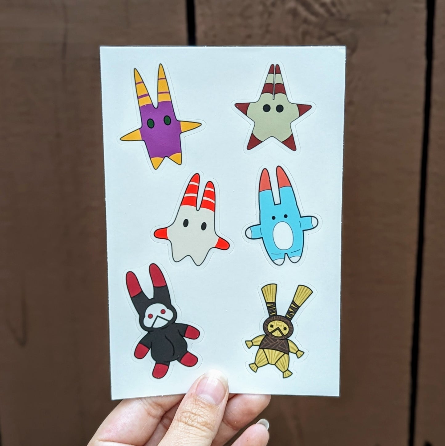 Robot and Doll Sticker Sheets