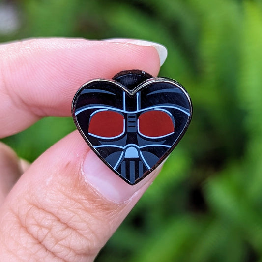 Darth Heart Mini Pin