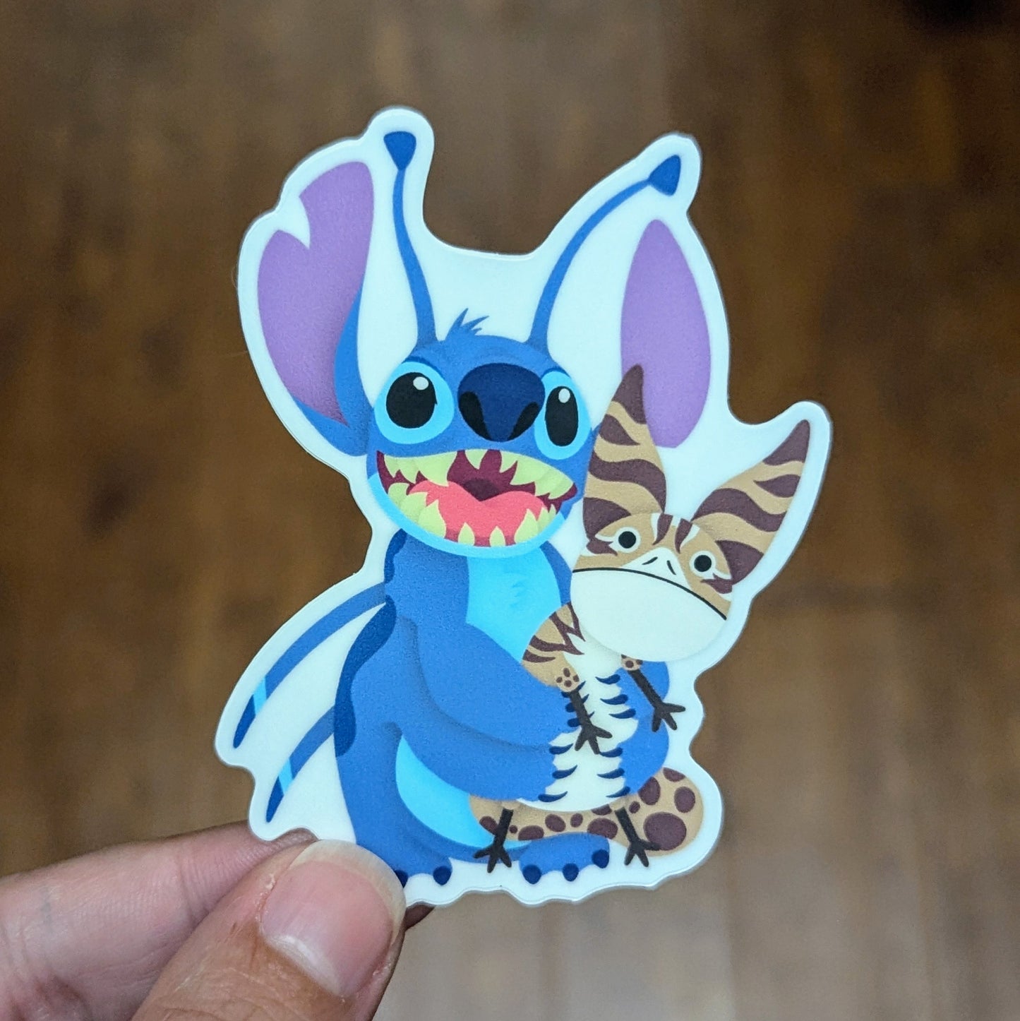 Stitch and Cat Stickers