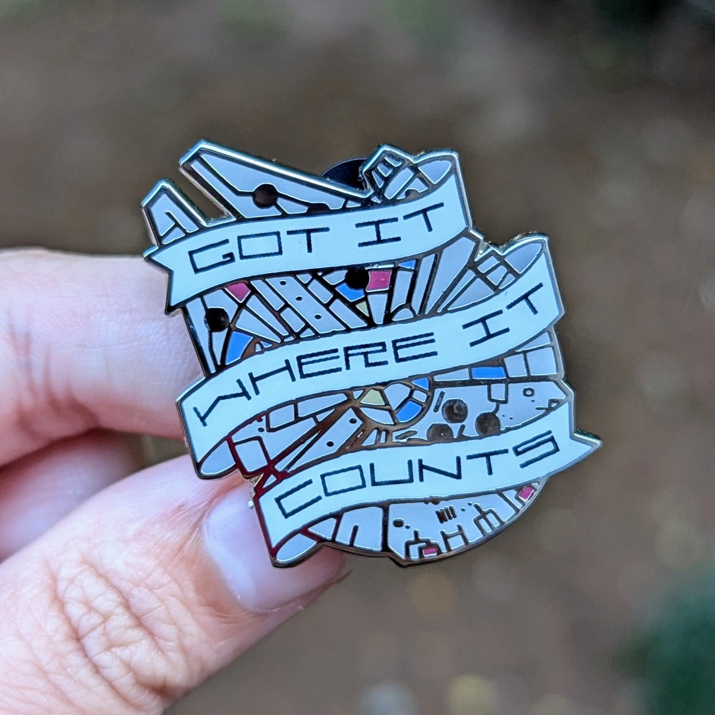 Falcon Ship Pin