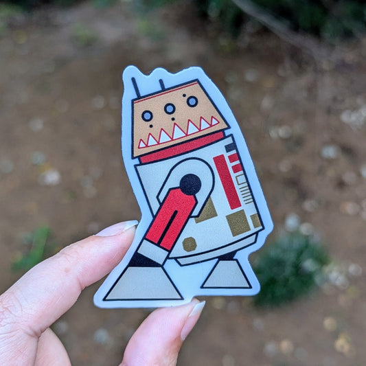 Pirate Robot Sticker