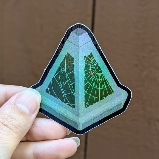 Holo Pyramid Sticker