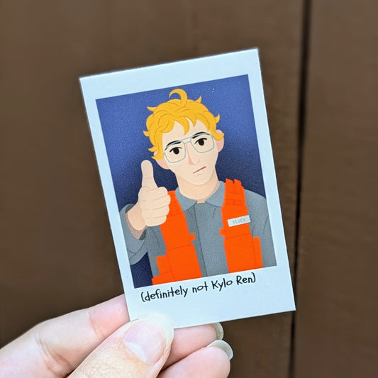 Not Kylo Polaroid Sticker