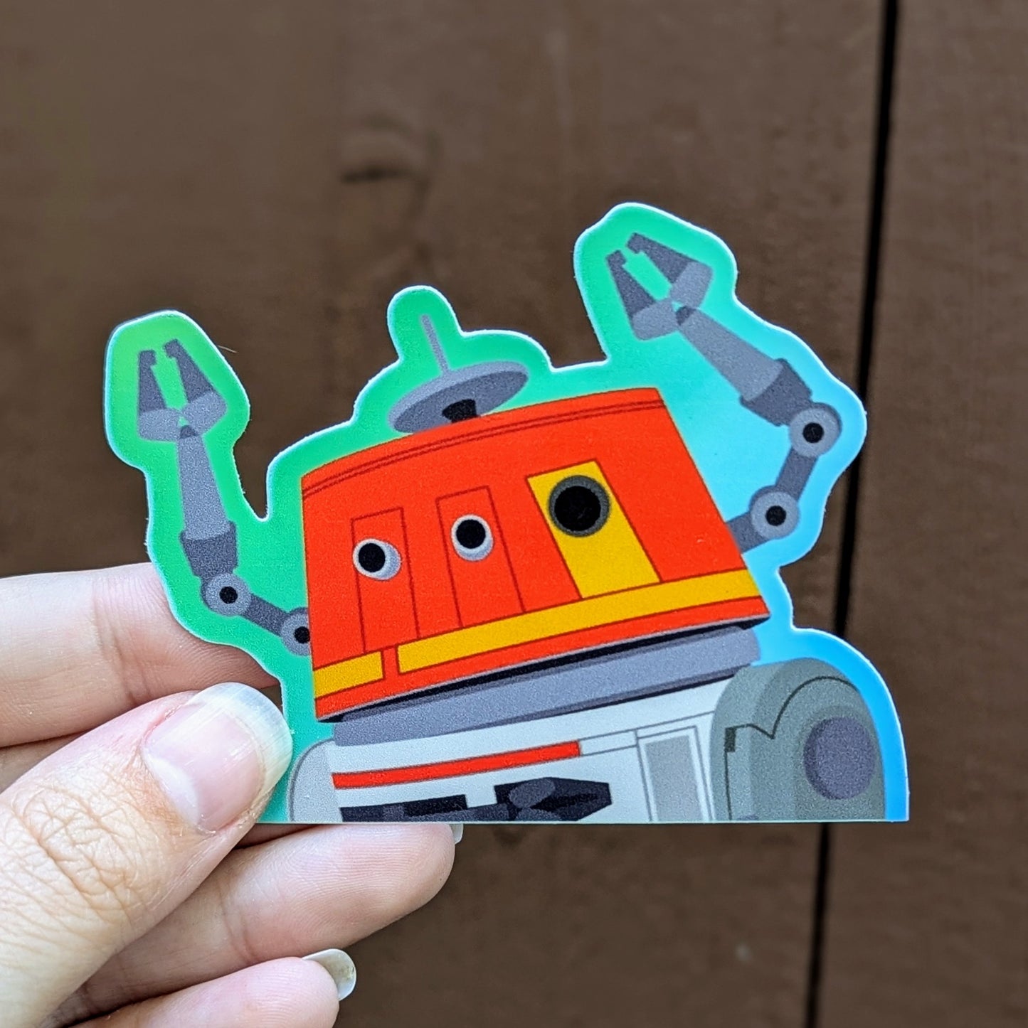 Chop Peeker Sticker