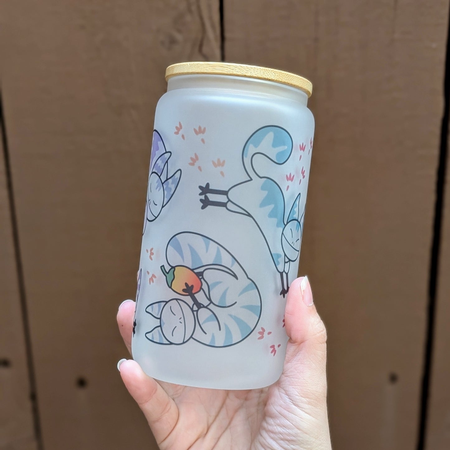 Glass Cats Tumblers