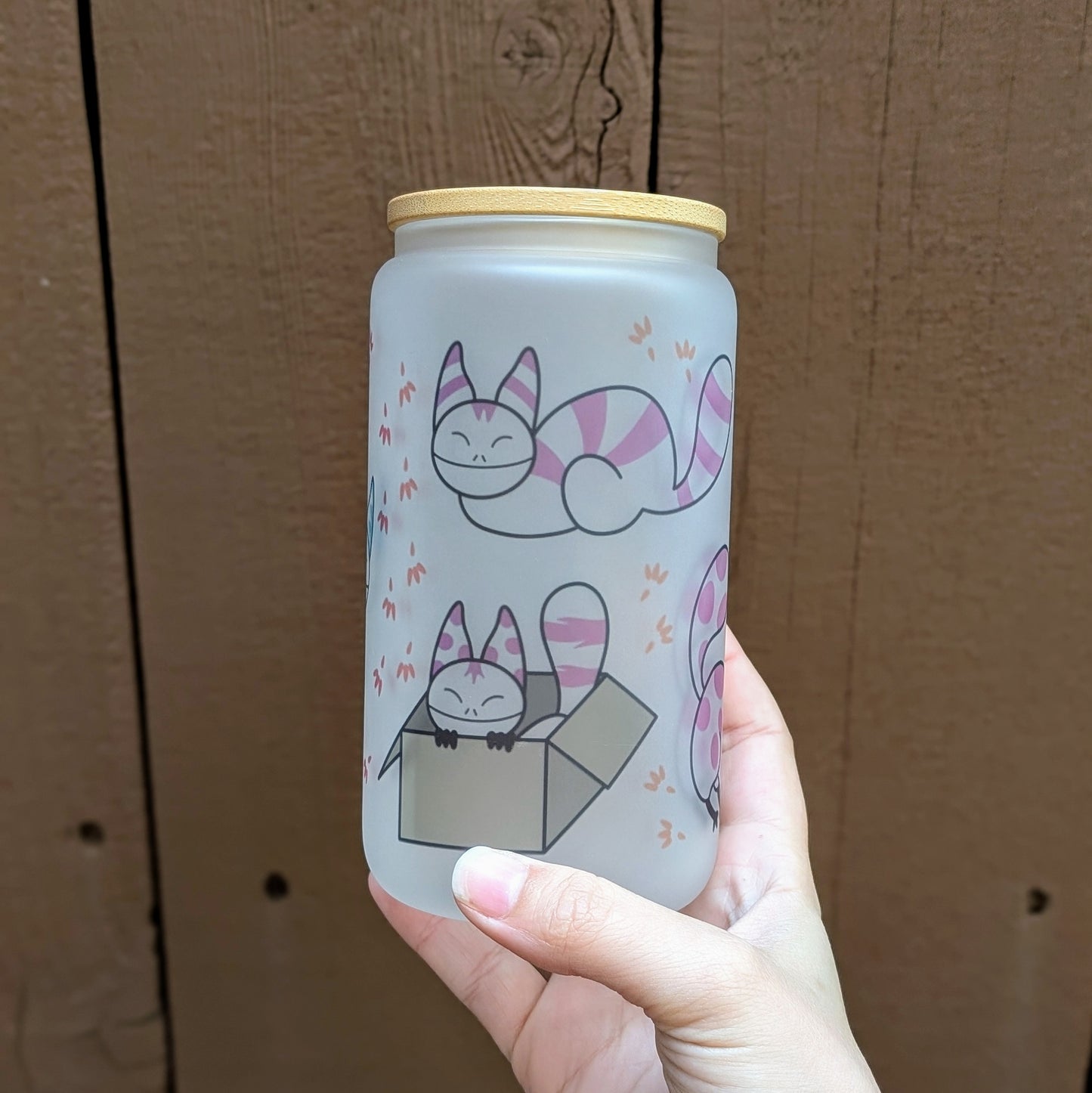 Glass Cats Tumblers