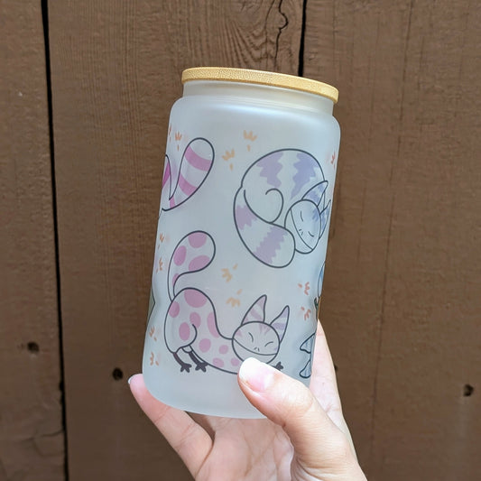 Glass Cats Tumblers