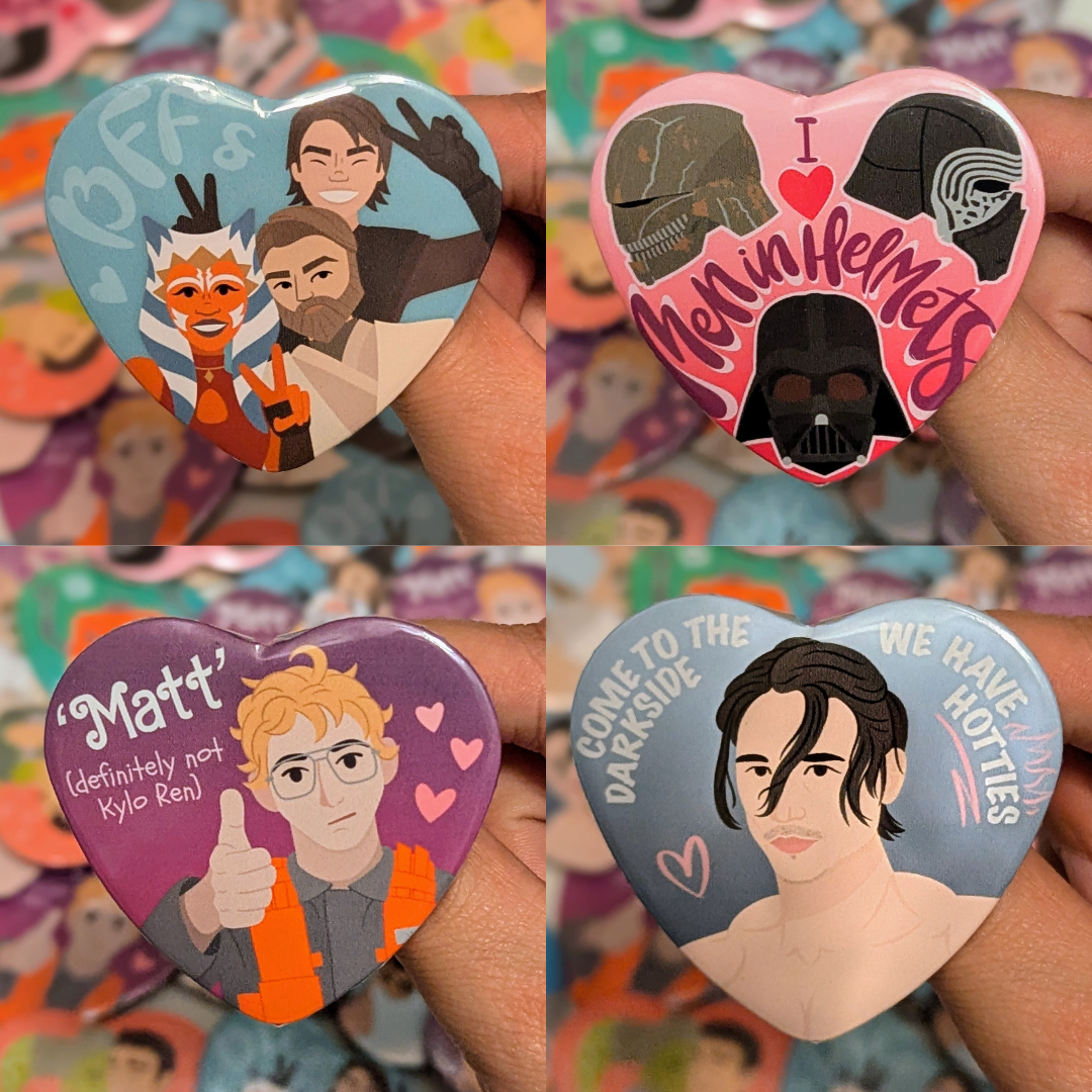 Heart Shaped Buttons