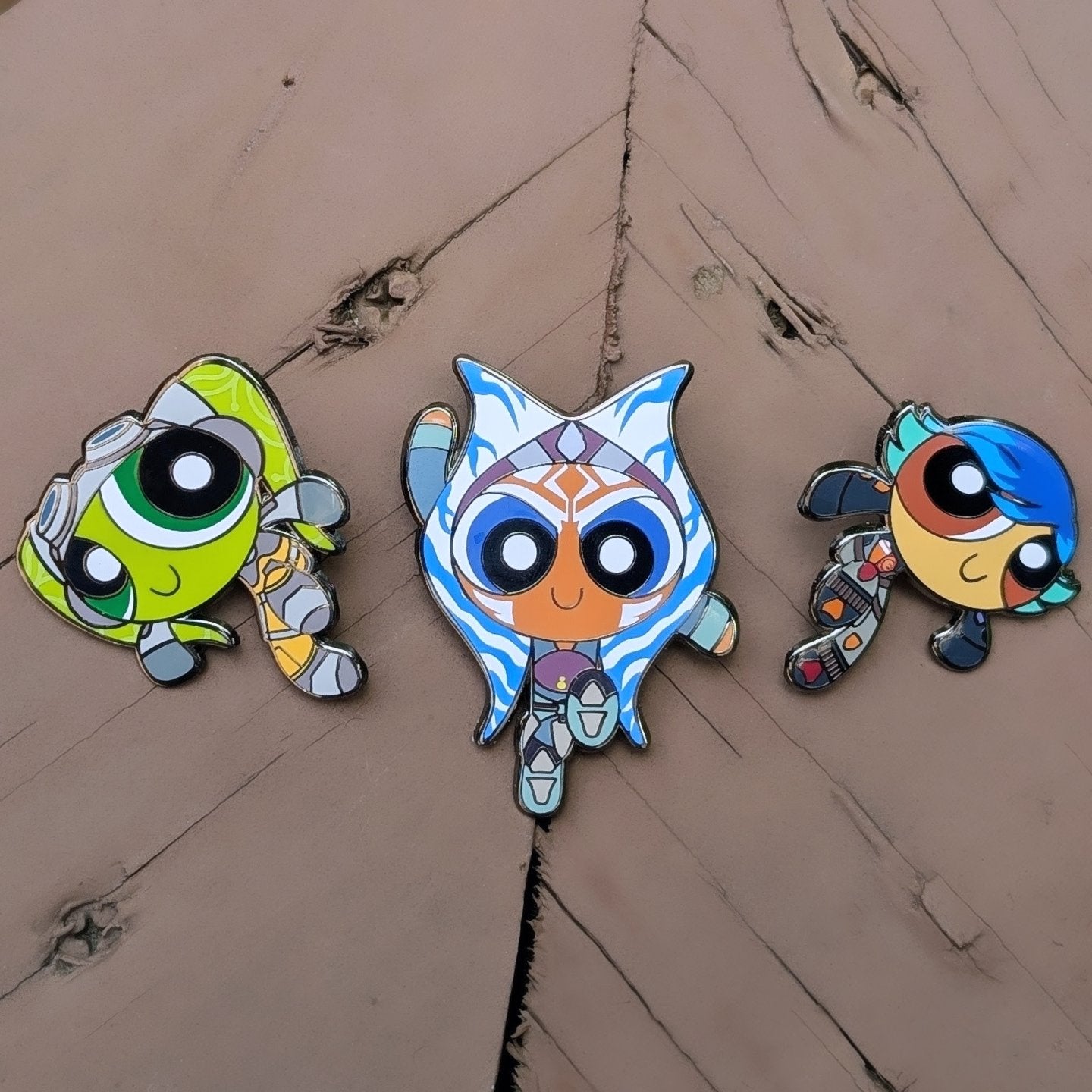 Rebel Girl Pin Set - Large