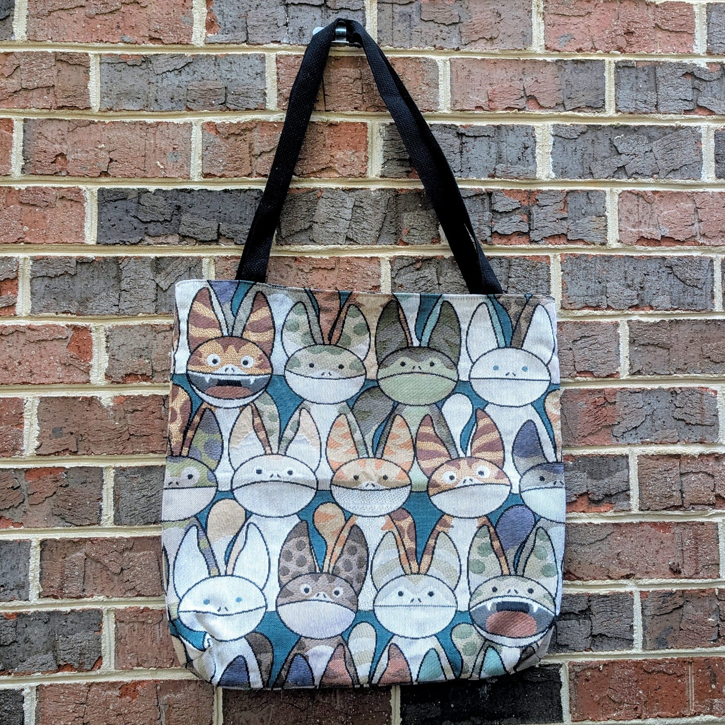 Woven Cat Tote