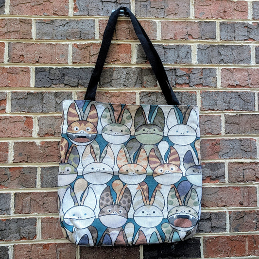 Woven Cat Tote