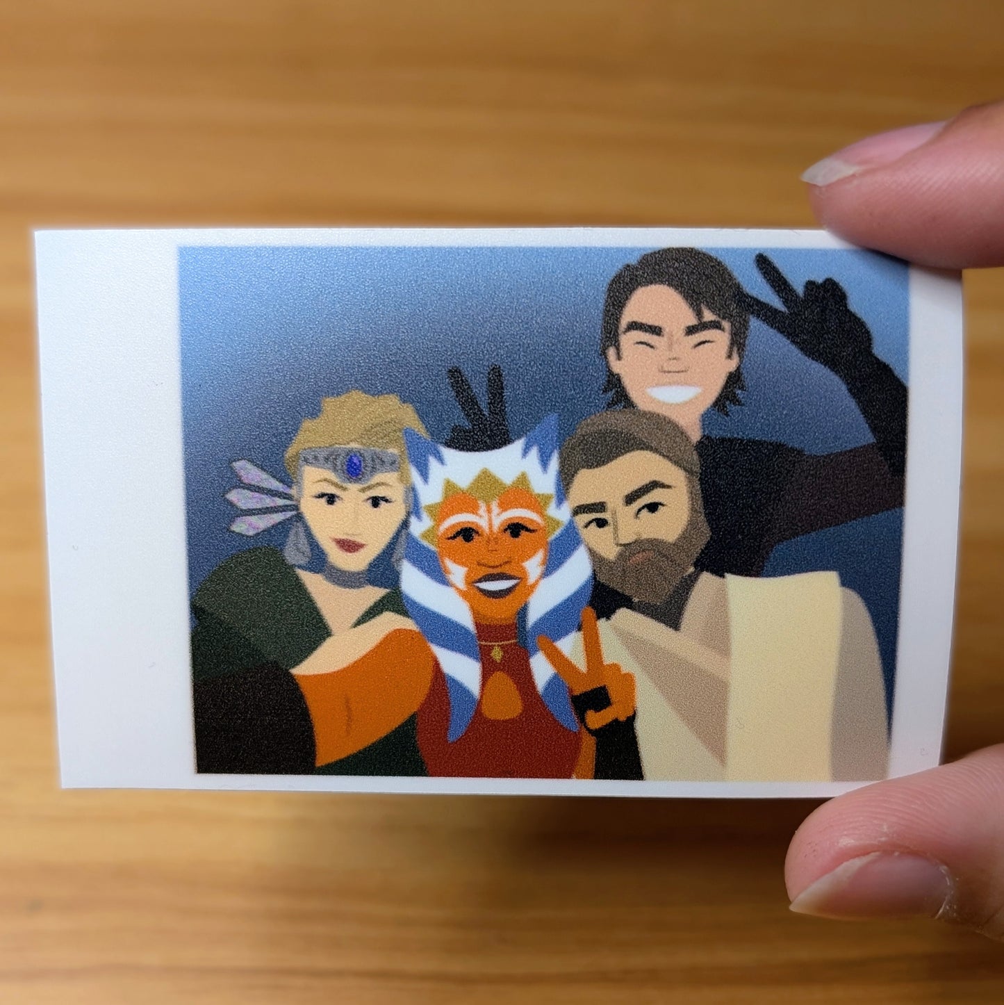 CW Selfie Polaroid Sticker