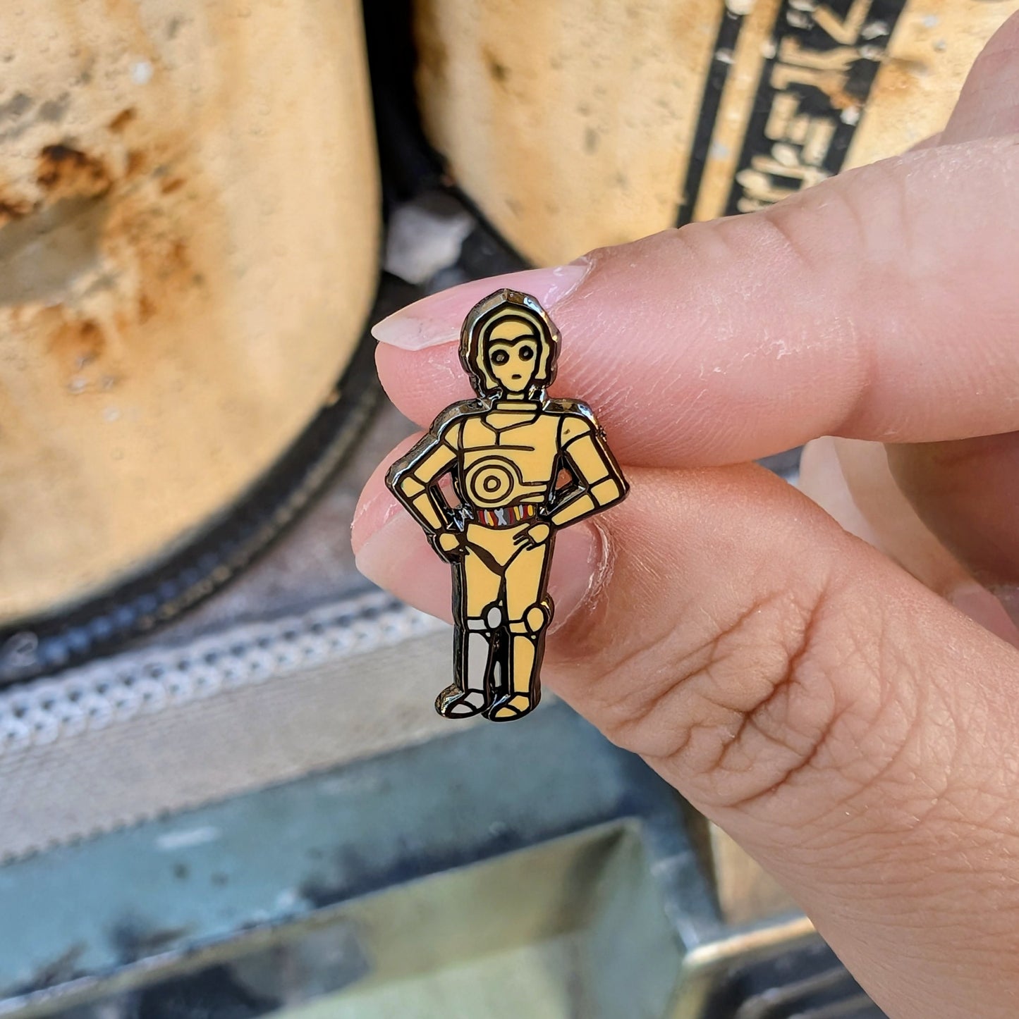 Mini 3PO Robot Pin
