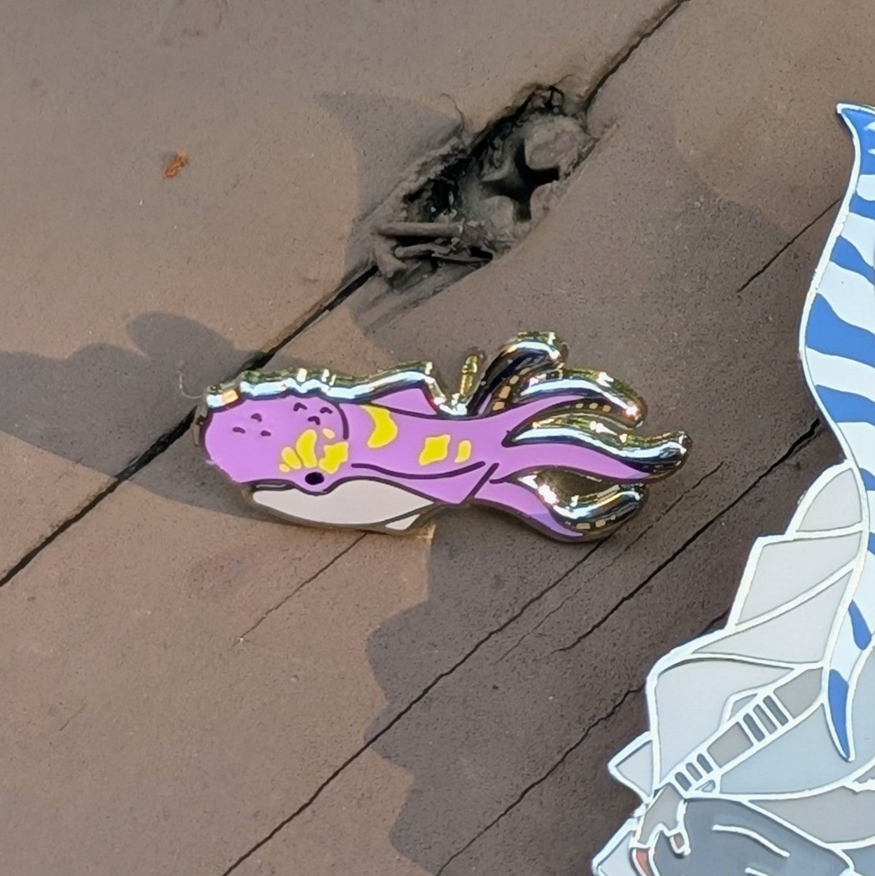 Space Whale Mini Pins